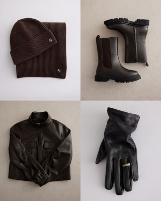 Detail, který dotváří celý outfit. Čepice, kožené rukavice, robustní boty i bunda v hlubokých čokoládových tónech –...